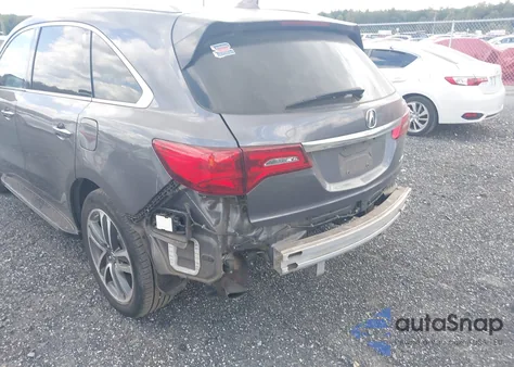 2018 Acura Mdx Sport Hybrid Advance Package z USA, uszkodzony, nr VIN 5J8YD7H71JL000026